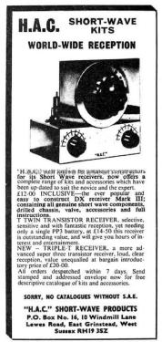 Triple-T Transistor Receiver ; HAC - H.A.C. Hear (ID = 2929265) Bausatz