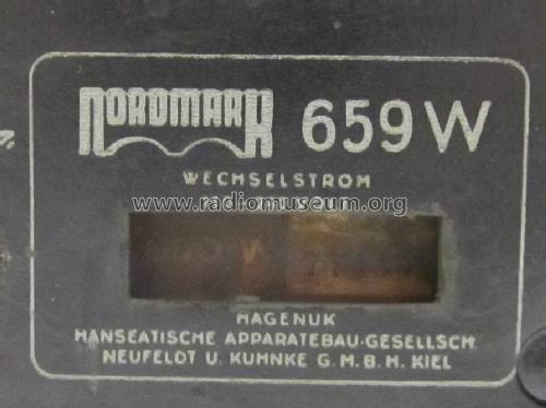 Nordmark 659W; Hagenuk N&K, (ID = 1112458) Radio