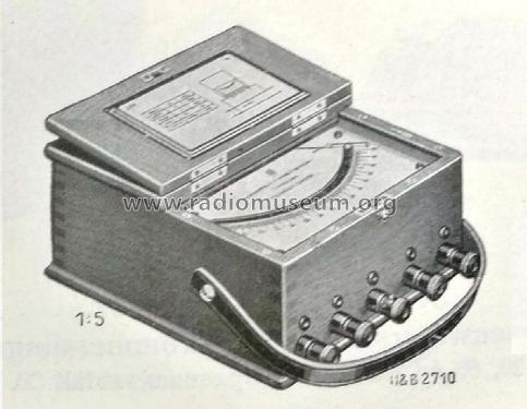 Drehspul-Voltmeter mit Vorwiderständen Wv; Hartmann & Braun AG; (ID = 2263550) Equipment