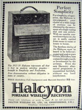 Halcyon Battery Portable ; Halcyon Wireless; (ID = 2921346) Radio