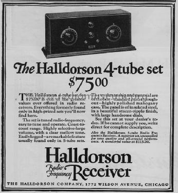 RF400; Halldorson Co.; (ID = 1206695) Radio