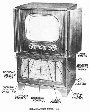 17-838 ; Hallicrafters, The; (ID = 3007367) Television