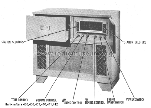 406; Hallicrafters, The; (ID = 1450607) Radio