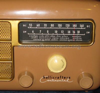 Continental 5R33A; Hallicrafters, The; (ID = 1732888) Radio