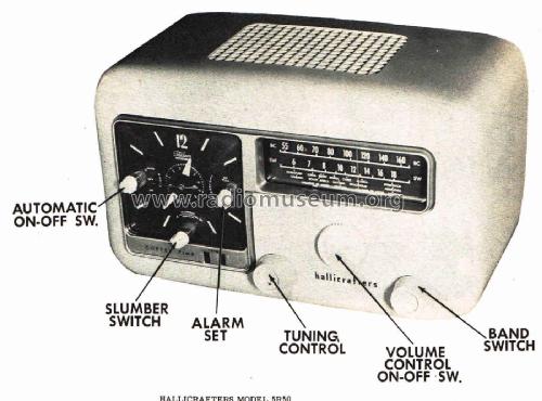 Continental 5R50; Hallicrafters, The; (ID = 3090753) Radio