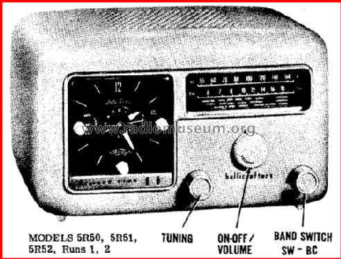 Continental 5R50; Hallicrafters, The; (ID = 142607) Radio