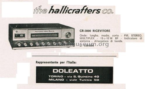 CR-3000; Hallicrafters, The; (ID = 2797285) Radio