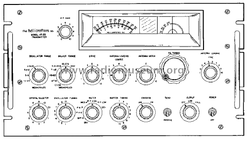 HT-20; Hallicrafters, The; (ID = 1417856) Commercial Tr