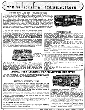 Marine Transmitter Receiver HT-3; Hallicrafters, The; (ID = 1303152) Commercial TRX