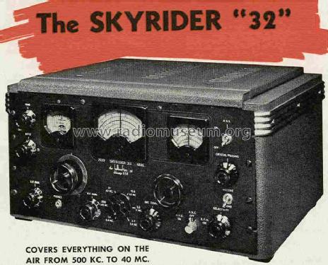 Skyrider SX-32; Hallicrafters, The; (ID = 325651) Amateur-R
