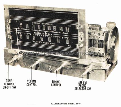 ST-74; Hallicrafters, The; (ID = 2865079) Radio