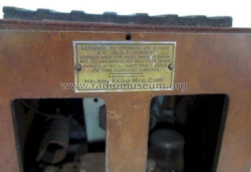 Jefferson ; Halson Radio Mfg. Co (ID = 996570) Radio