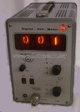 Digital-Volt-Meter HM-105; HAMEG GmbH, (ID = 2473158) Equipment