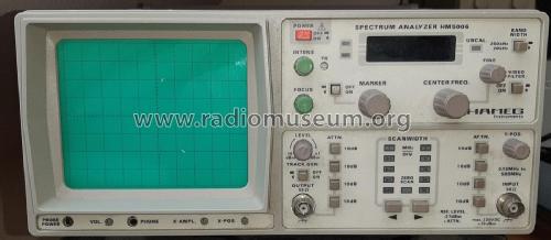 Spectrum Analyzer HM 5006; HAMEG GmbH, (ID = 3091173) Equipment