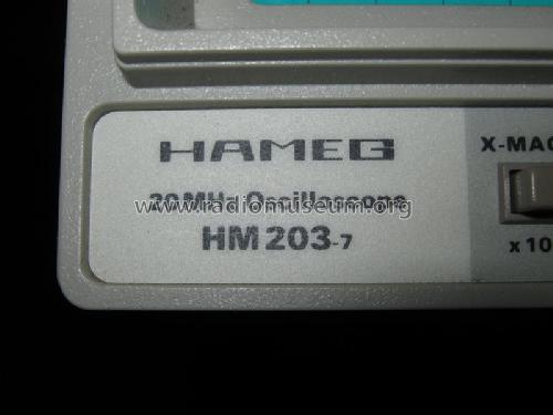 Oszilloskop HM203-7; HAMEG GmbH, (ID = 811647) Equipment