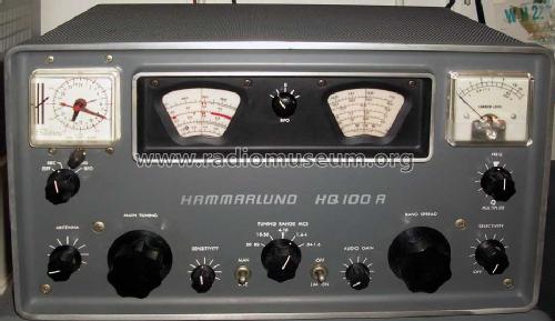 HQ-100A ; Hammarlund Mfg. Co. (ID = 958416) Commercial Re