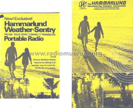 HR-10 Weather-Sentry ; Hammarlund Mfg. Co. (ID = 956844) Radio