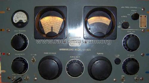 Super-Pro 600 SP-600-JX-8 ; Hammarlund Mfg. Co. (ID = 1071849) Commercial Re