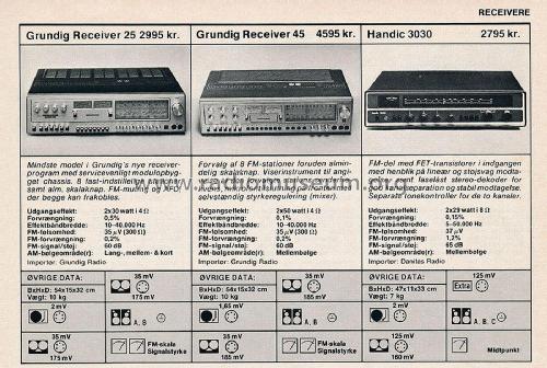 AM-FM Receiver 3030; Handic; Göteborg (ID = 2804107) Radio