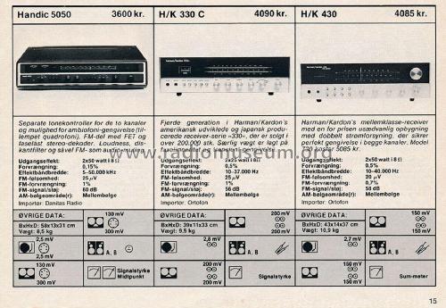 AM-FM Stereo Receiver 5050; Handic; Göteborg (ID = 2804120) Radio