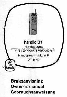 Handic 31 ; Handic; Düsseldorf (ID = 988813) CB-Funk