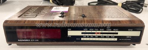 AM-FM Clock Radio HDR-1498; Hanimex Pty, Ltd.; (ID = 3092087) Radio