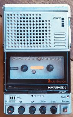 Mini Cassette Recorder HC-3000; Hanimex Pty, Ltd.; (ID = 2740341) Ton-Bild