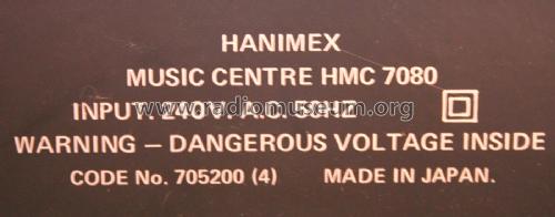 Music Centre HMC-7080; Hanimex Pty, Ltd.; (ID = 2806058) Radio