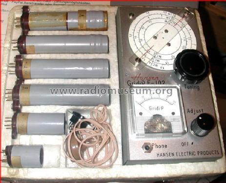 GridiP - Grid Dip Meter F-102; Hansen Electric (ID = 590283) Equipment