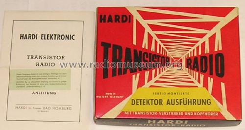 Transistorradio ; Hardi, Bad Homburg v (ID = 916340) Kit