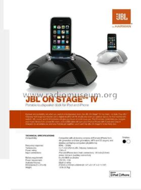 JBL On Stage IV; Harman Kardon; New (ID = 2540822) Lautspr.-K