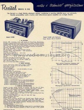 Recital D-200; Harman Kardon; New (ID = 699817) Radio