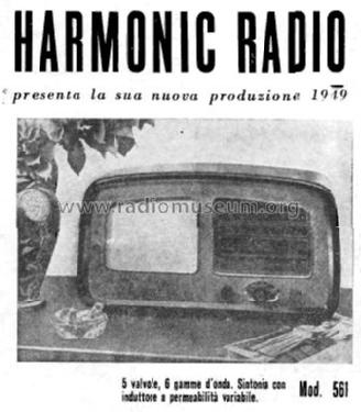 561; Harmonic Radio; (ID = 1088868) Radio