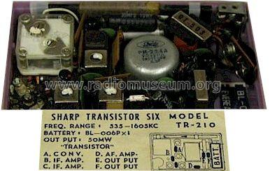 Transistor Six TR-210; Harpers (ID = 396676) Radio