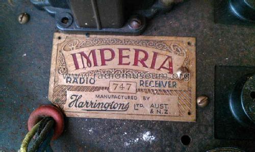 Imperia Three ; Harringtons Ltd; (ID = 1569870) Radio