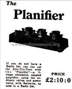 Plannifier ; Harringtons Ltd; (ID = 2171671) Ampl/Mixer