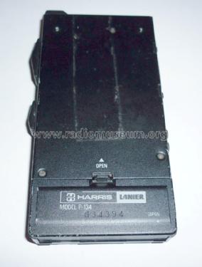 Lanier - Dictation Microcassette Transcriber P-134; Harris Corporation; (ID = 1855128) R-Player