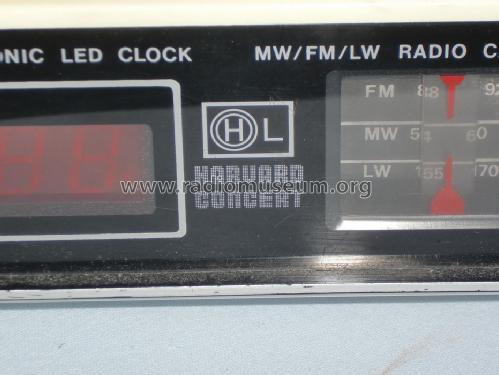 Harvard Concert - MW/FM/LW Radio Cassette - Electronic LED Clock ; Harris Overseas Ltd. (ID = 1696659) Radio