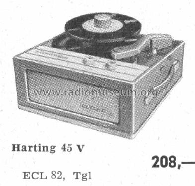 45V; Harting, Wilhelm; (ID = 52816) Sonido-V