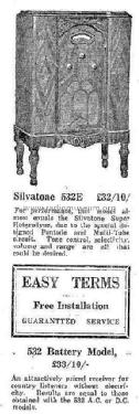 Silvatone 532 Battery Model; Silvatone Brand, (ID = 1833979) Radio