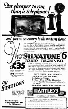 Silvatone 6 ; Silvatone Brand, (ID = 2853468) Radio
