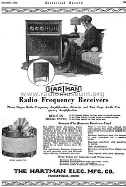 Console Cabinet H S-1; Hartman Electrical (ID = 1606095) Radio