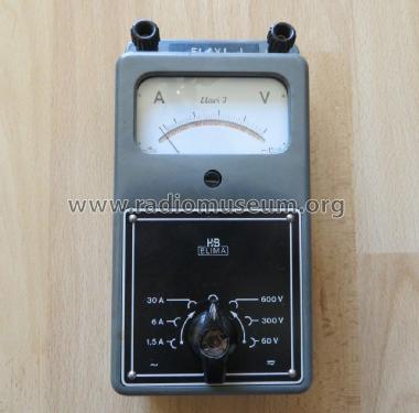 Amperemeter Elavi J Equipment Hartmann & Braun AG; Frankfurt, build ...