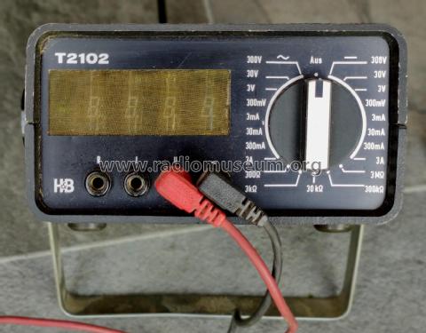 Digital Multimeter T 2102; Hartmann & Braun AG; (ID = 2644349) Equipment