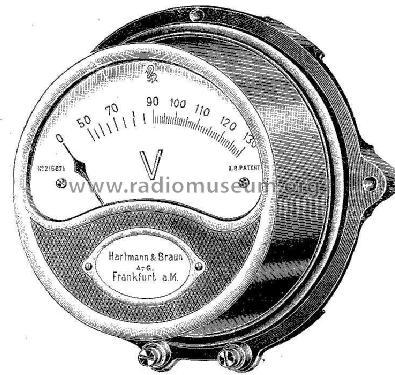 Gleichstrom-Voltmeter Tgv; Hartmann & Braun AG; (ID = 610263) Equipment