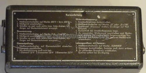 Multimeter IRU ; Hartmann & Braun AG; (ID = 737392) Equipment