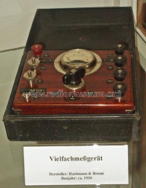 Werkstatt-Ampere-Voltmeter Wuztav; Hartmann & Braun AG; (ID = 1291537) Equipment