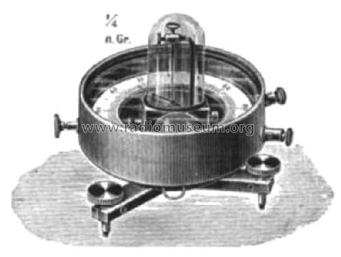 Dosen-Galvanometer - Zeigergalvanometer - Horizontalgalvanometer No. 366; Hartmann & Braun AG; (ID = 2660604) Equipment