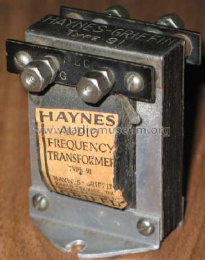 AF Transformer 91; Haynes-Griffin Radio (ID = 1506615) Radio part