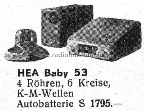 Baby 53 ; HEA; Wien (ID = 725629) Car Radio